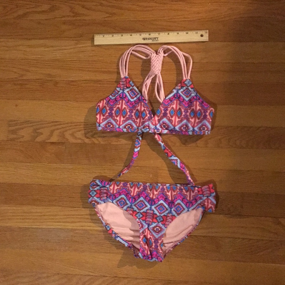 Gossip Girl size 14 patterned two piece bikini